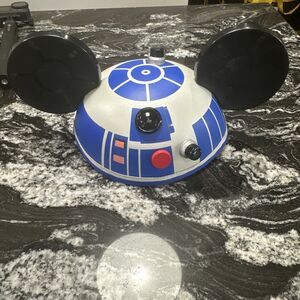 Disney Star Wars R2D2 Mickey Mouse Ears Disney Parks Souvenir Hat Youth